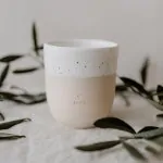 Stoneware mug "PAPA" – handmade - Eulenschnitt