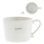 Cup "love" large black - Bastion Collections