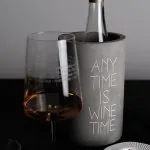 Concrete wine cooler "ANY TIME IS WINE TIME" - räder design